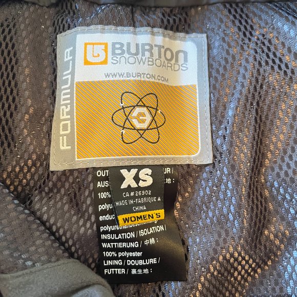 Burton Women's Formula Snowboard Pants size XS - Picture 2 of 8
